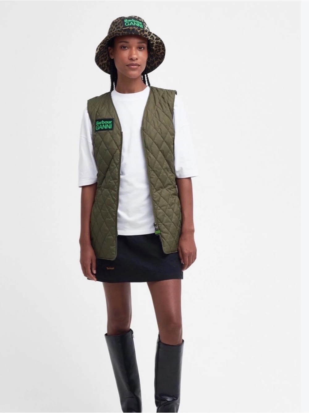Barbour x Ganni reversible vest